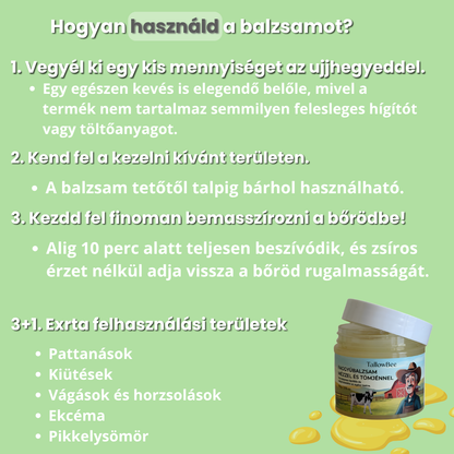 Faggyúbalzsam mézzel és tömjénnel